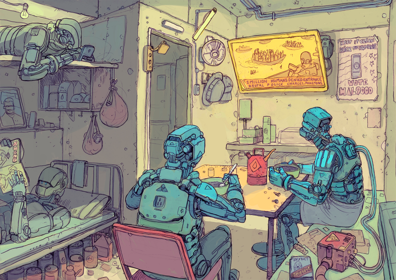 Illustration for article titled Awesome Dystopian Sci-Fi Art? Don't Mind If We Do.
